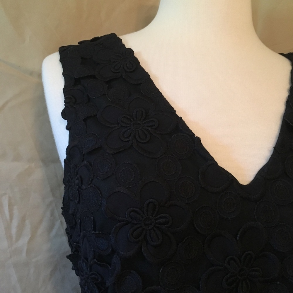 J Crew Collection Floral Lace Embroidered Tank